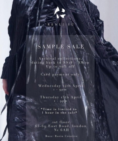 Renli Su Sample Sale