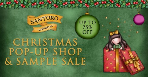 Santoro Christmas Pop-Up Shop and Sample Sale