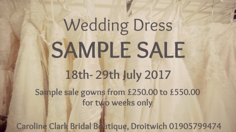 Caroline Clark Bridal Boutique Sample Sale