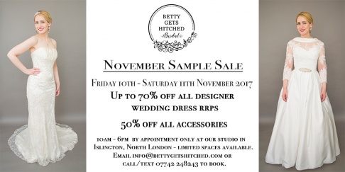 November sample sale