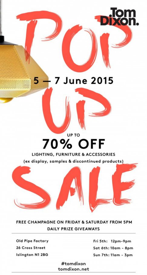 Tom Dixon Sample Sale