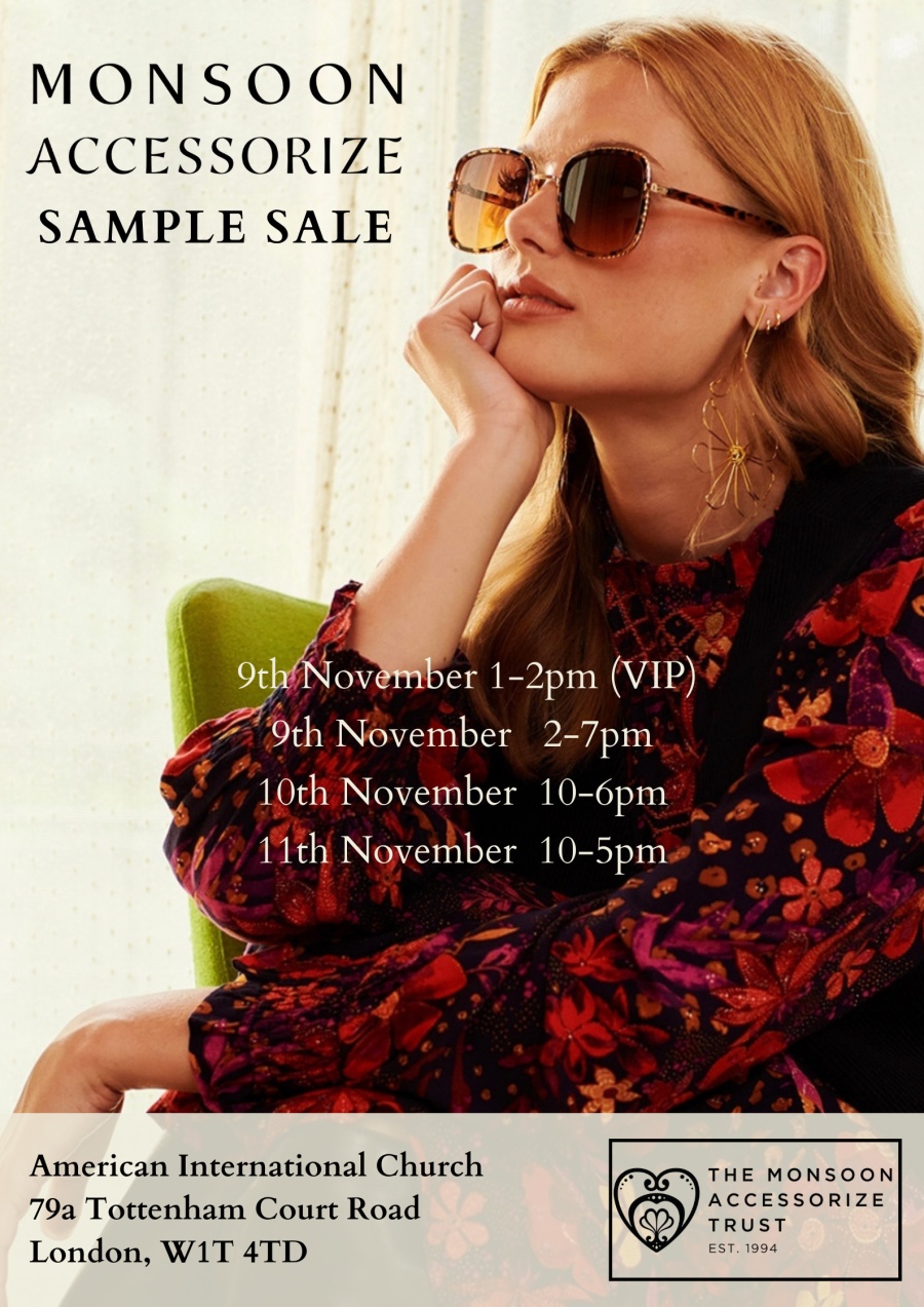 Monsoon and Accessorize Sample Sale