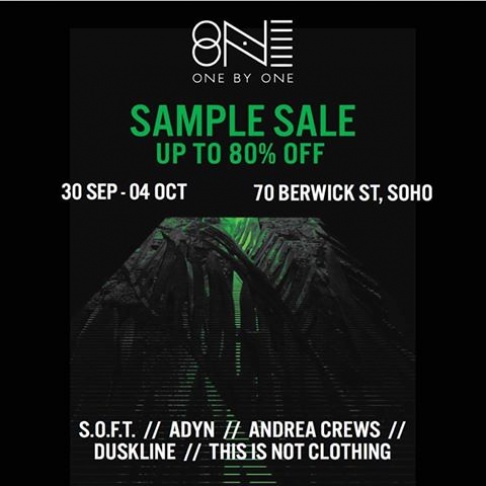 One By One Sample Sale
