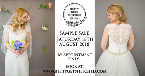 August bridal sample sale