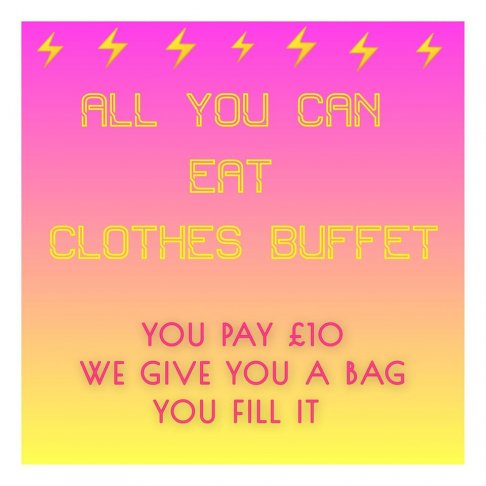 ALL YOU CAN EAT CLOTHES SALE