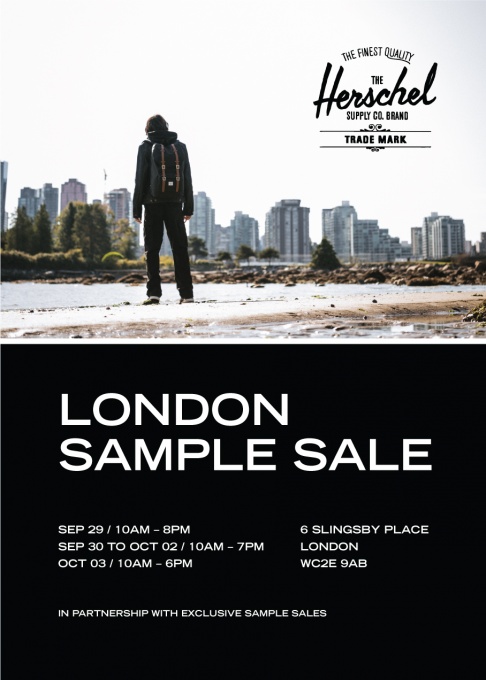 Herschel Sample Sale 