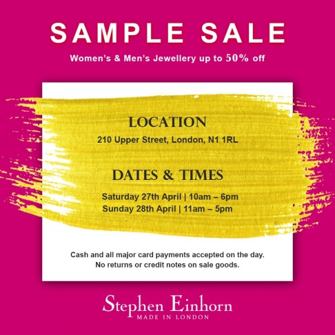 Stephen Einhorn Sample Sale