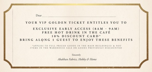 Abakhan Fabrics Warehouse Sale - 2