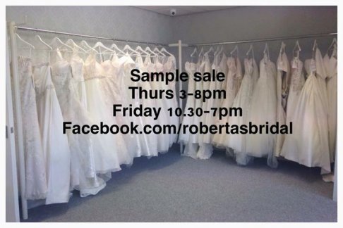 Sample sale Roberta's Bridal
