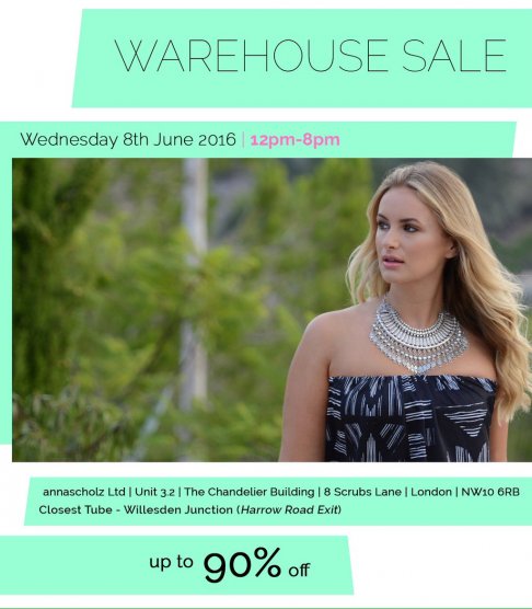 Anna Scholz Warehouse Sale