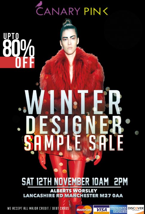 Ladies DISCOUNTED designer winter SAMPLE sale 