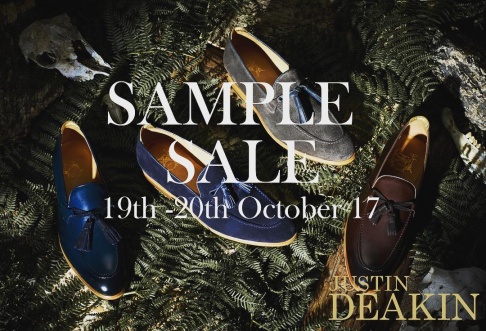 Justin Deakin Sample Sale