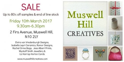 Muswell Hill Creatives Sample Sale
