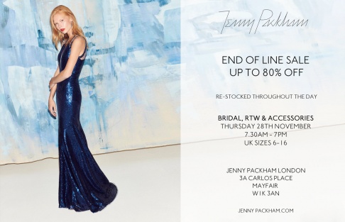 Jenny Packham End of Line Sale