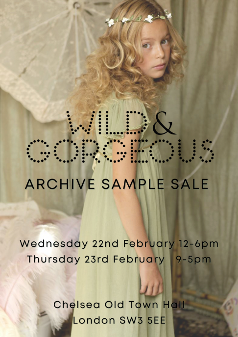 Wild and Gorgeous Archive Sample Sale