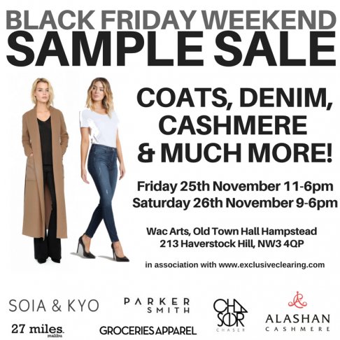 Black Friday Weekend Sample Sale