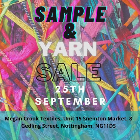 Megan Crook Textiles Sample and Yarn Sale
