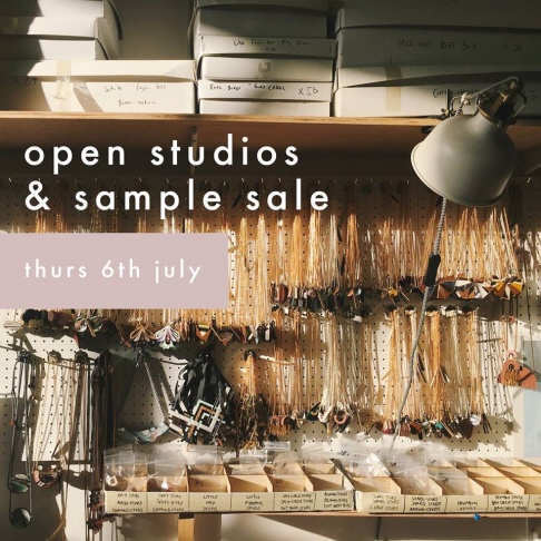 Wolf and Moon open studios and sample sale