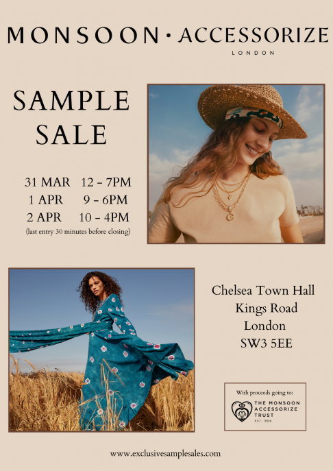 Monsoon and Accessorize Sample Sale