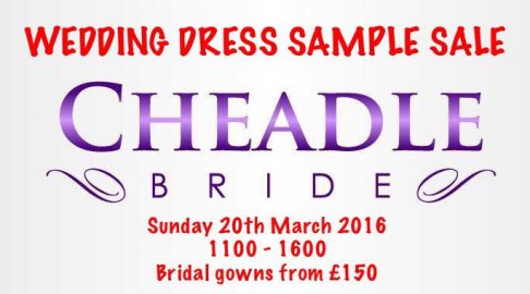 Cheadle Bride sample sale