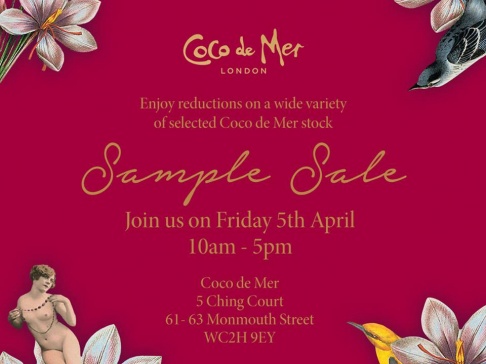 Coco de Mer Sample Sale