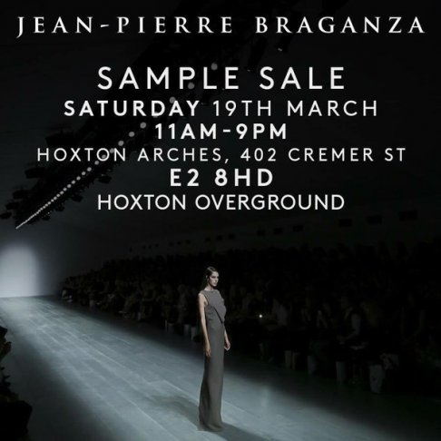 Jean-Pierre Braganza sample sale