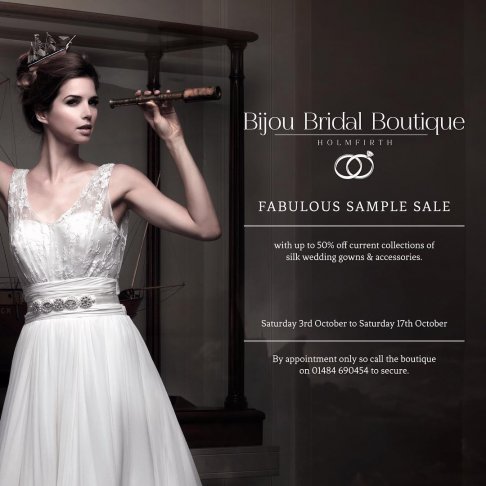 Bijou Bridal Boutique's sample sale