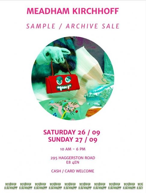 Meadham Kirchhoff Sample /Archive Sale