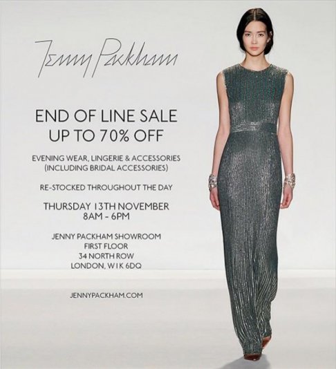 Jenny Packham Sample Sale 