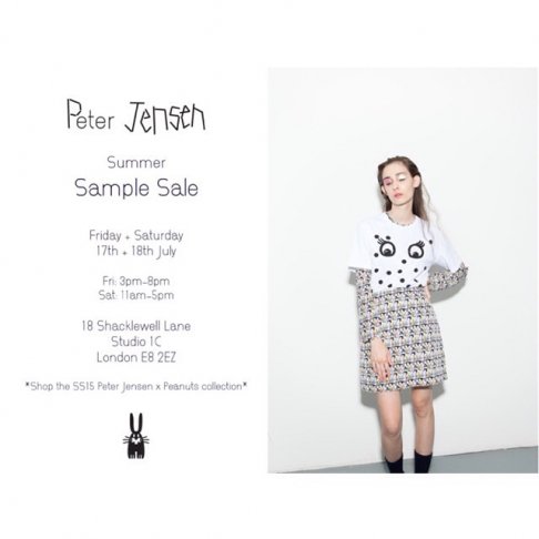 Peter Jensen summer sample sale