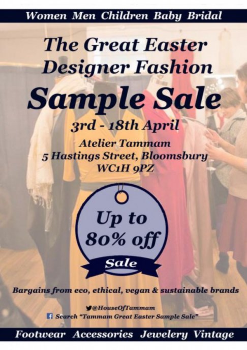The Great Easter Sample Sale @houseoftammam