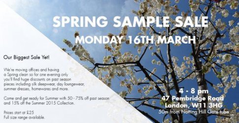 Yolkestudio spring sample sale