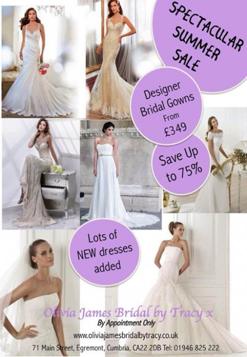 Olivia James Bridal by Tracy x sample sale