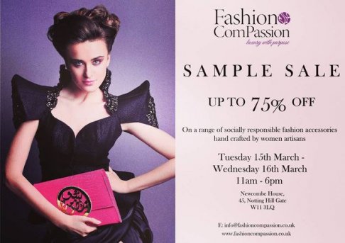 Fashion ComPassion's sample sale