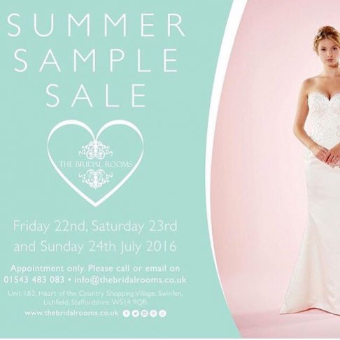 The Bridal Rooms summer sample sale