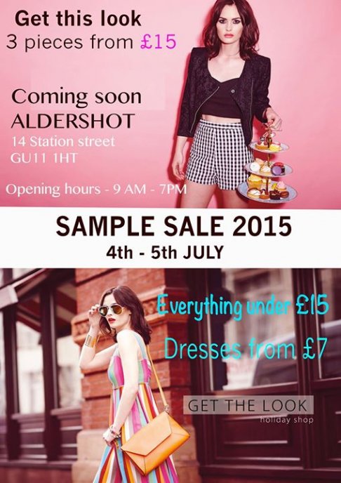 Rose & Berry Summer sample sale 2015
