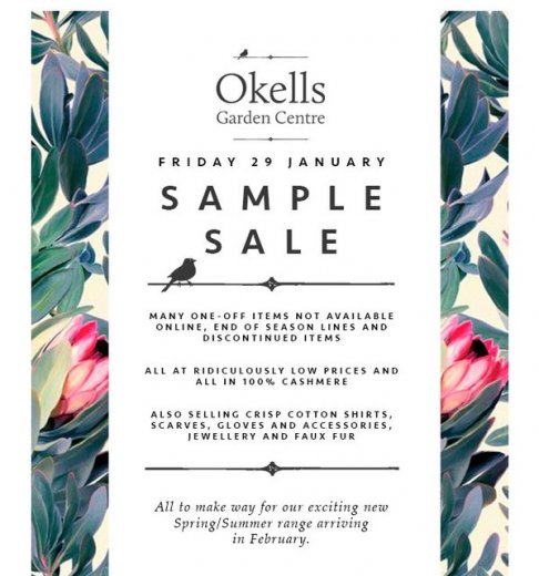 Cashmere sample sale