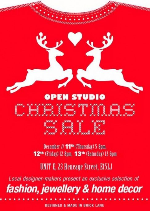 Open studio Christmas sale