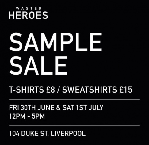 Wasted Heroes sample sale