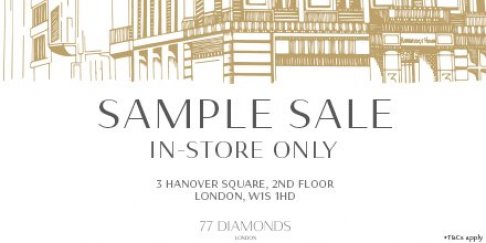 77 Diamonds sample sale