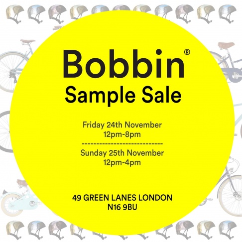 Bobbin Bicycles Sample Sale