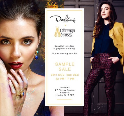 Sample Sale Darling London & Ottoman Hands