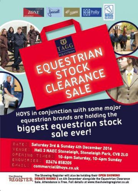 Tagg Equestrian Stock Clearance Sale