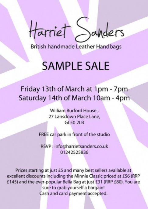 Harriet Sanders sample sale