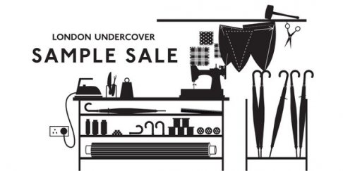 London Undercover sample sale (umbrella's)