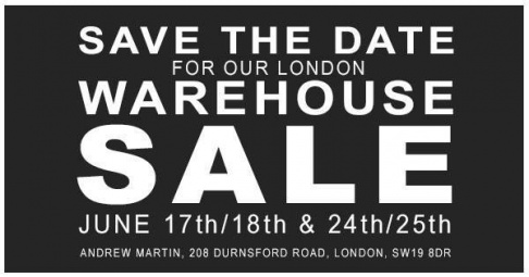 Warehouse Sale Andrew Martin London 