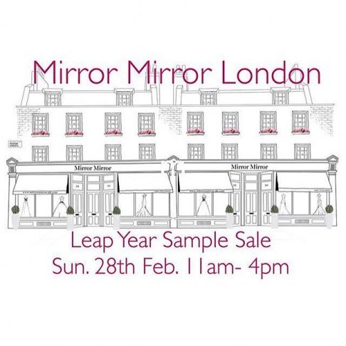 Mirror Mirror Couture bridal sample sale
