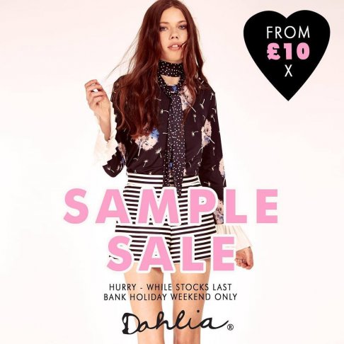 Dahlia sample sale