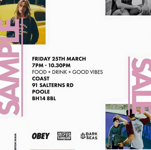 Sample sale Obey, Dark Seas and Loser Machine