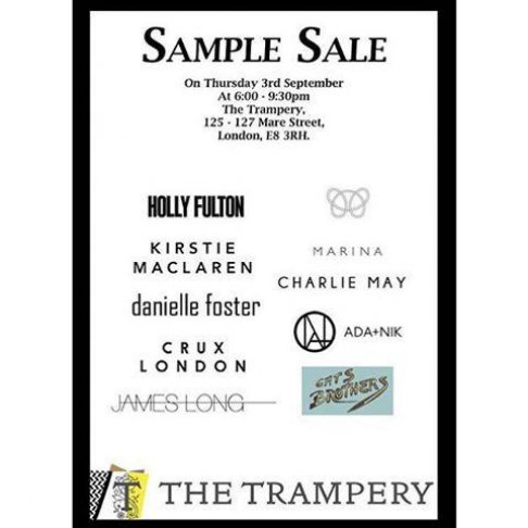 Multi brand sample sale @ The Trampery